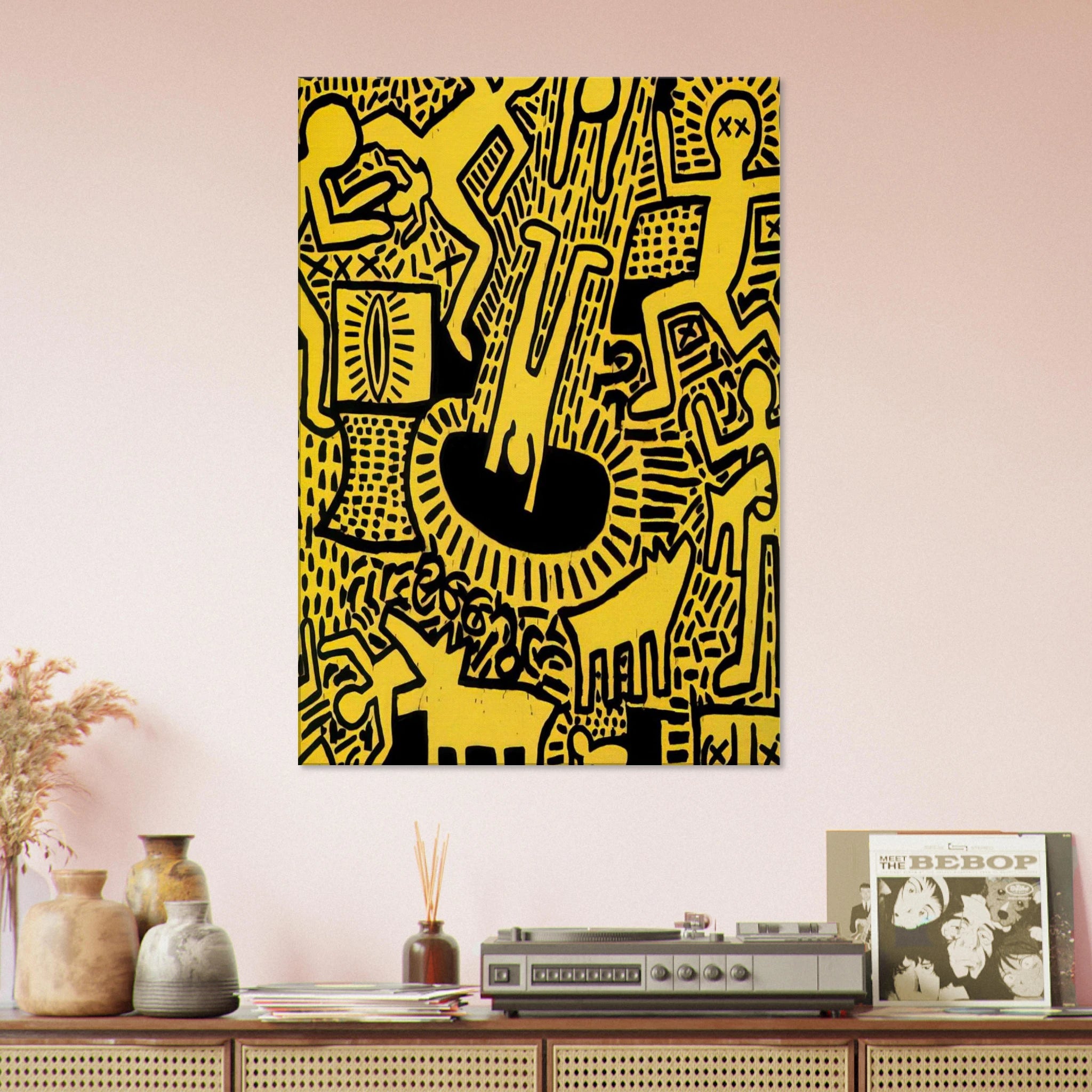 UNTITLED 1981 Canvas | Keith Haring Canvas | Keith Haring Prints