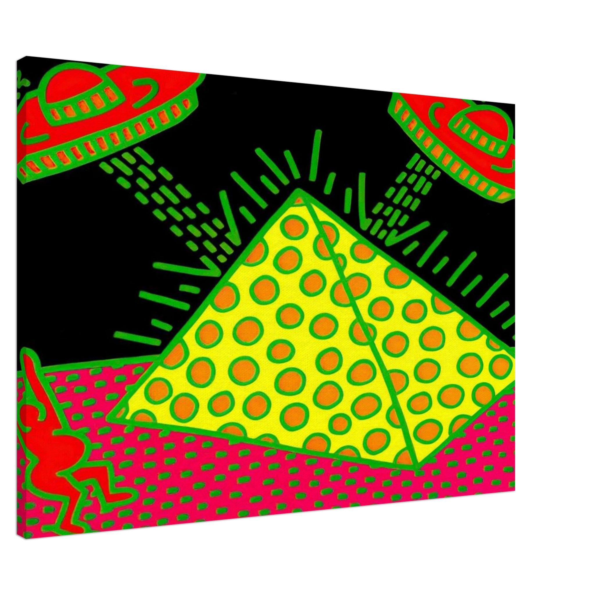 UNTITLED 1983 3 Canvas | Keith Haring Canvas | Keith Haring Prints