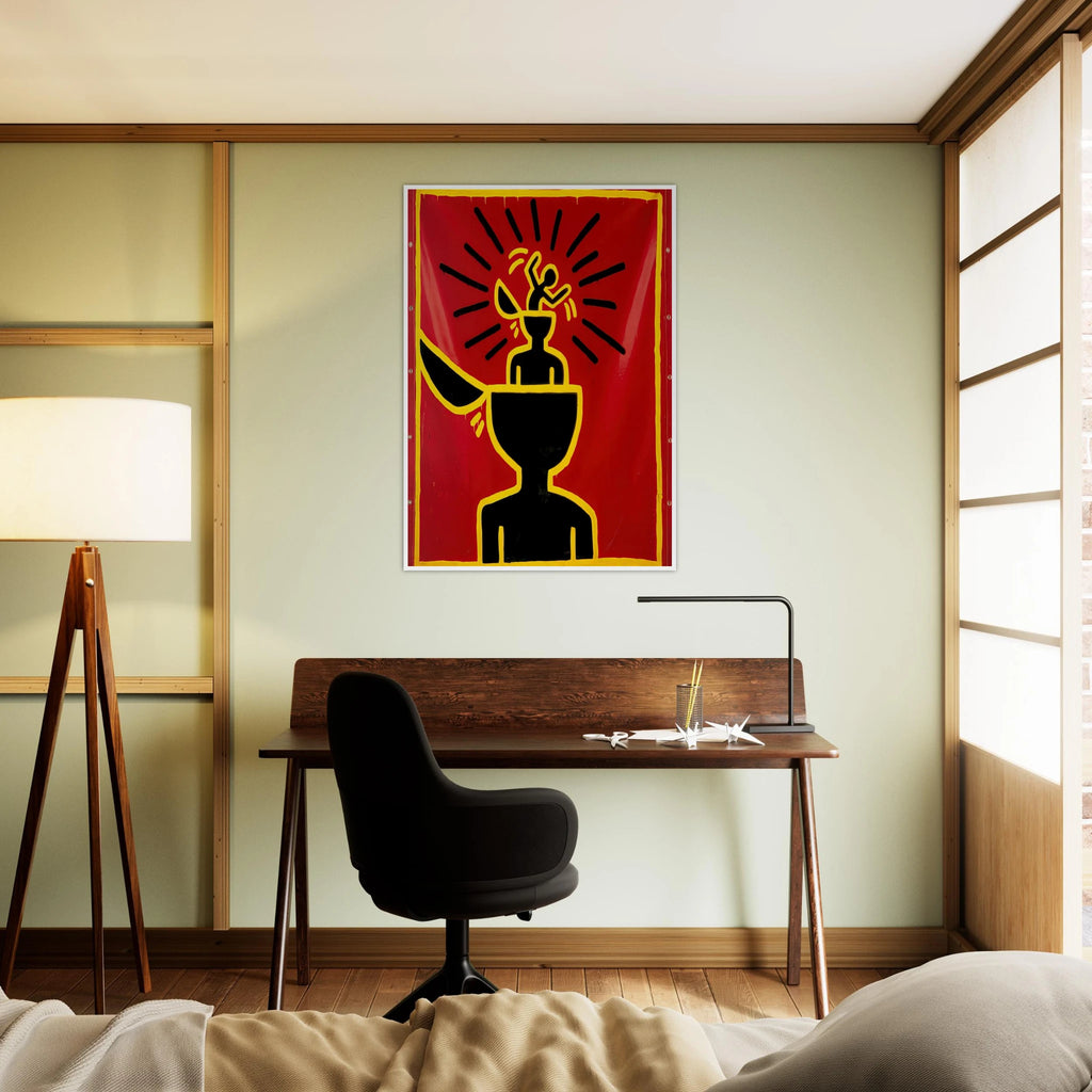 UNTITLED 1982 Framed Poster | Keith Haring Framed Prints Wall Art | Keith Haring Prints