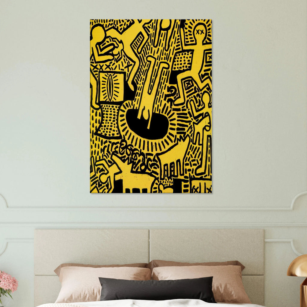UNTITLED 1981 Canvas | Keith Haring Canvas | Keith Haring Prints