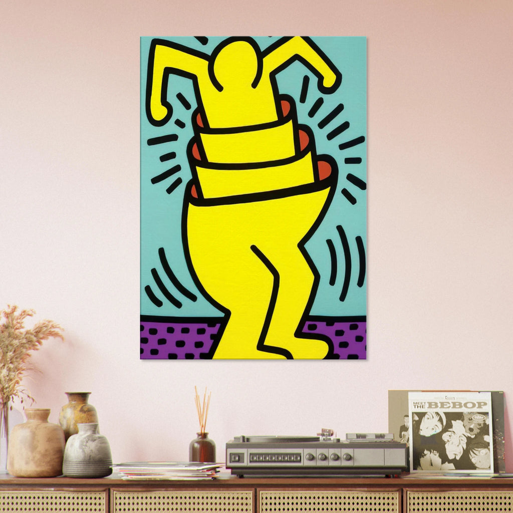 UNTITLED 1989 Canvas | Keith Haring Canvas | Keith Haring Prints