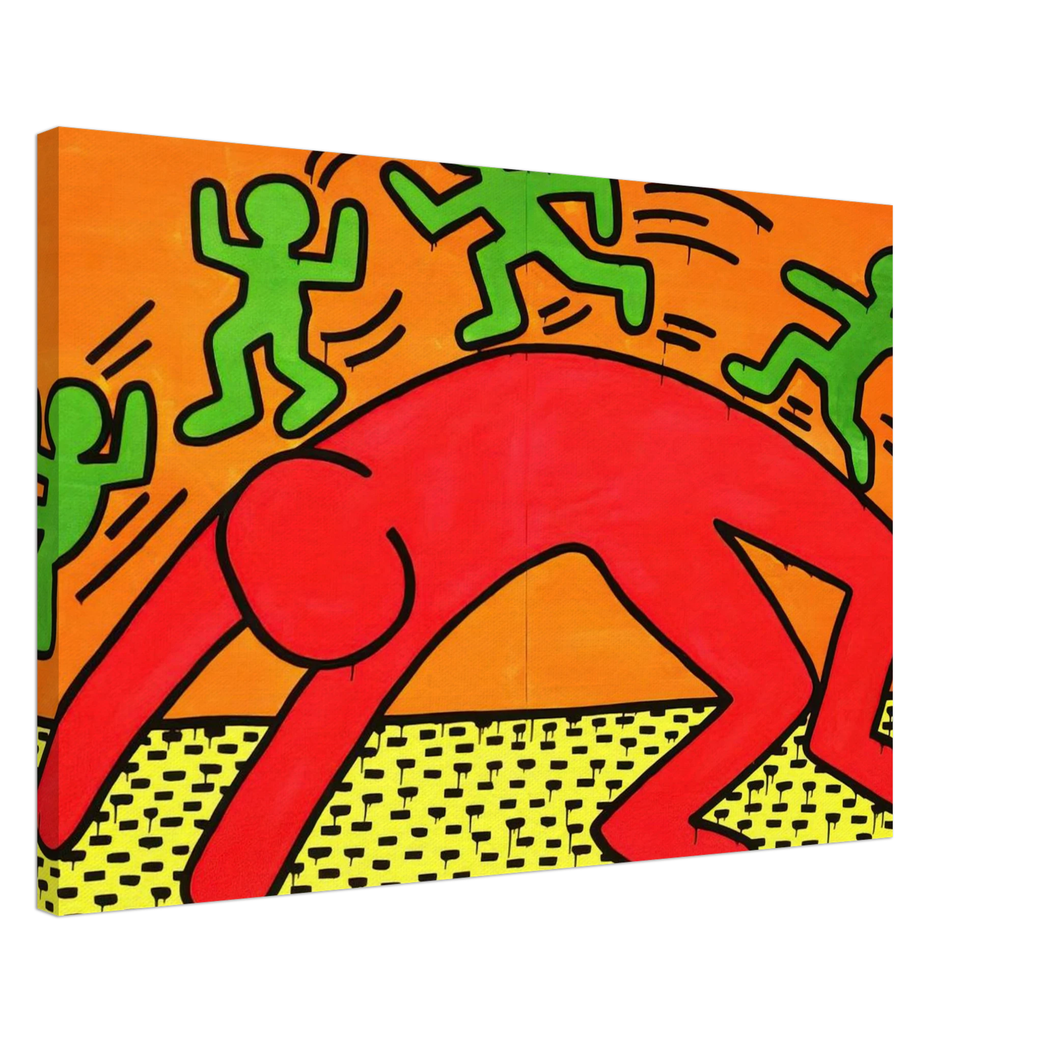 UNTITLED 1982 2 Canvas | Keith Haring Canvas | Keith Haring Prints