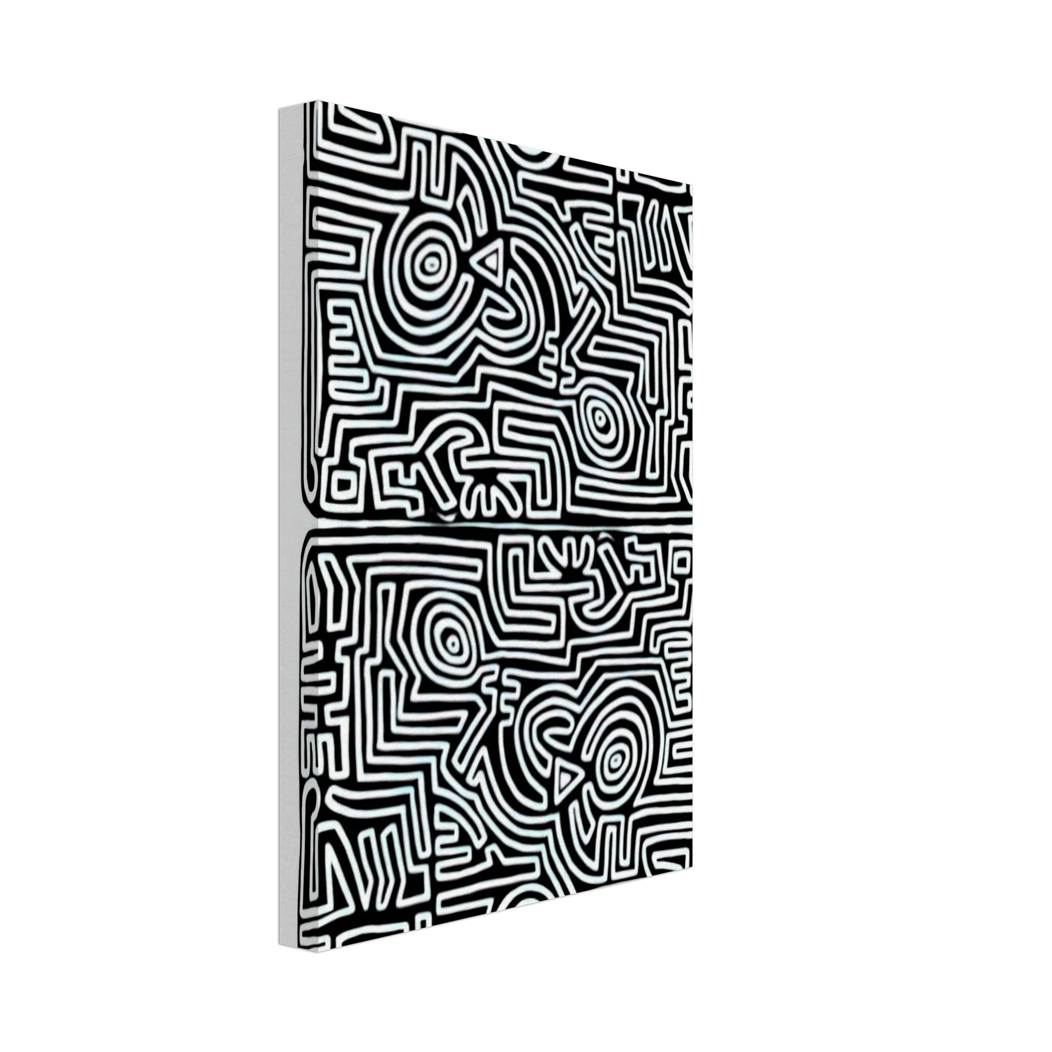 LABYRINTH 1989 Canvas | Keith Haring Canvas | Keith Haring Prints