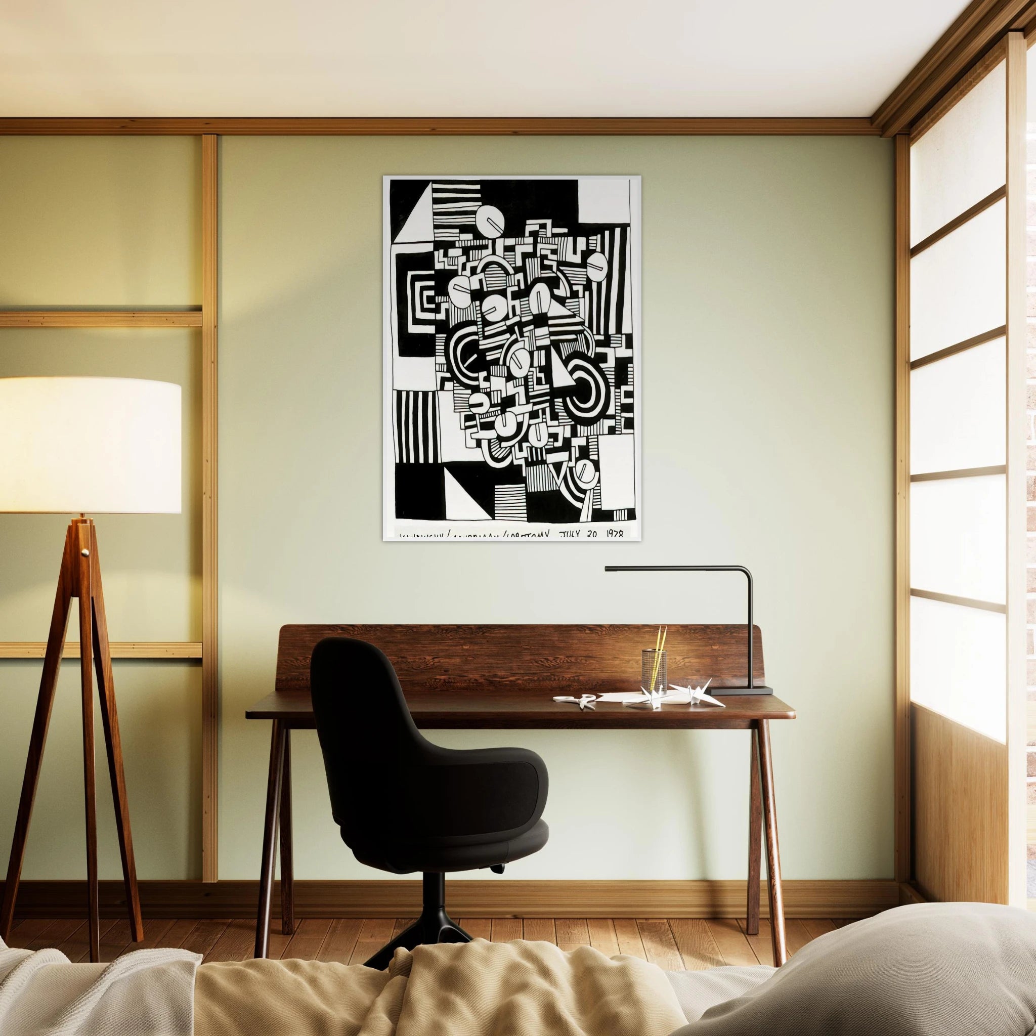 UNTITLED 1978 Framed Poster | Keith Haring Framed Prints Wall Art | Keith Haring Prints