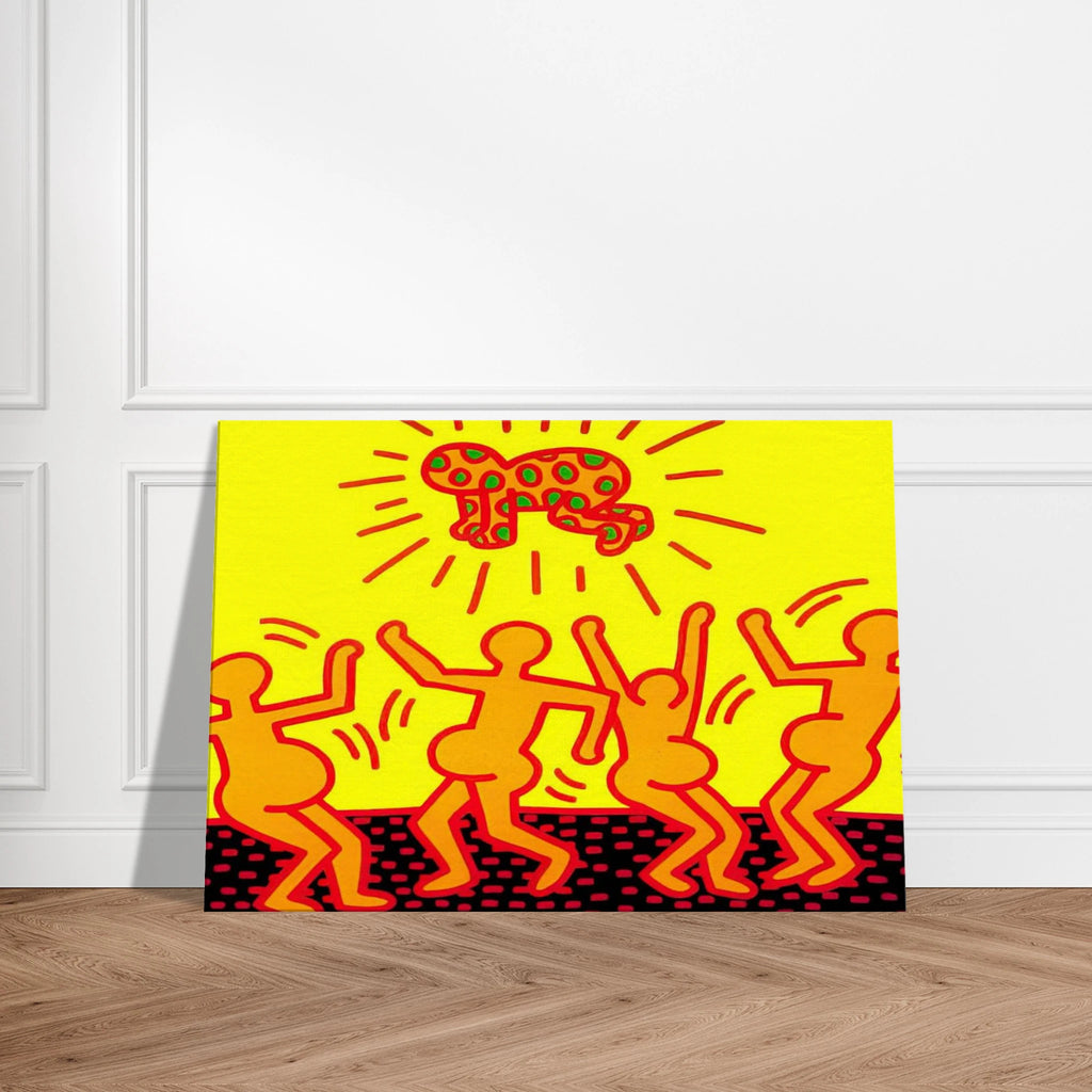 UNTITLED 1983 1 Canvas | Keith Haring Canvas | Keith Haring Prints