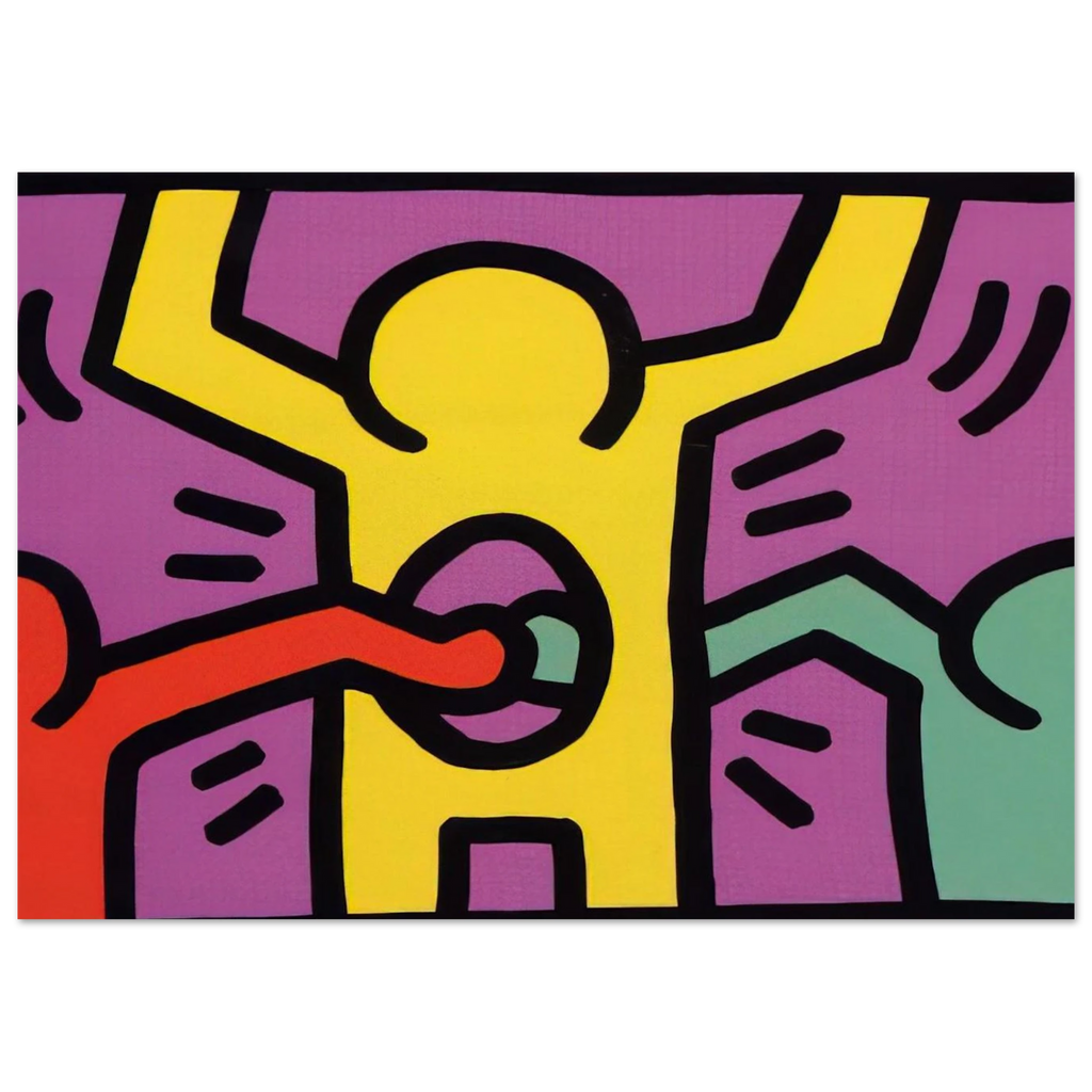 POP SHOP 1 1987 Poster | Keith Haring Poster | Keith Haring Prints