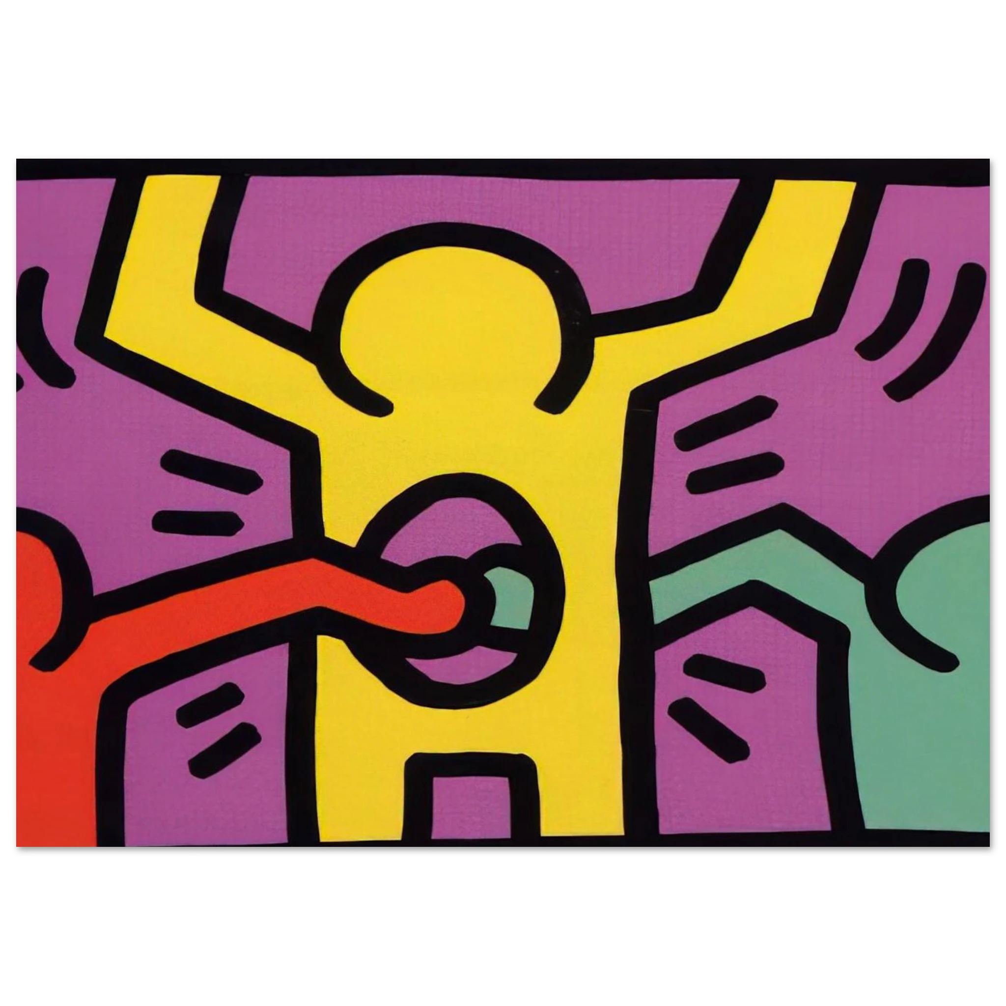 POP SHOP 1 1987 Poster | Keith Haring Poster | Keith Haring Prints
