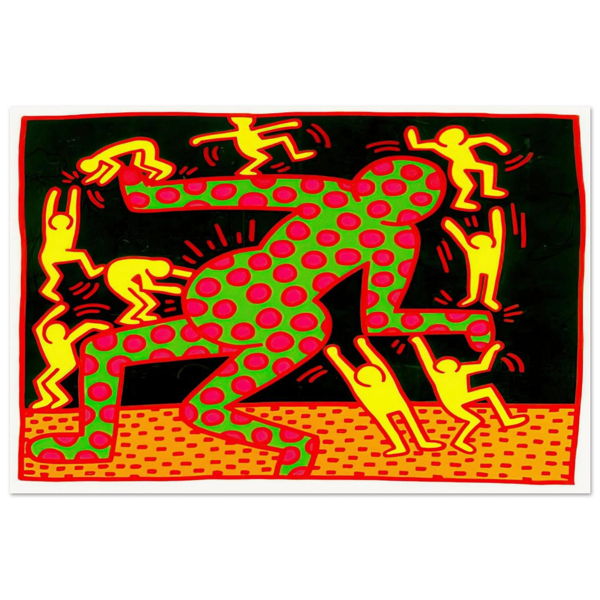 UNTITLED 1983 2 Poster | Keith Haring Poster | Keith Haring Prints