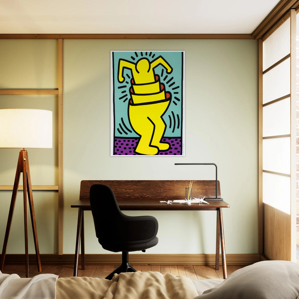 UNTITLED 1989 Framed Poster | Keith Haring Framed Prints Wall Art | Keith Haring Prints