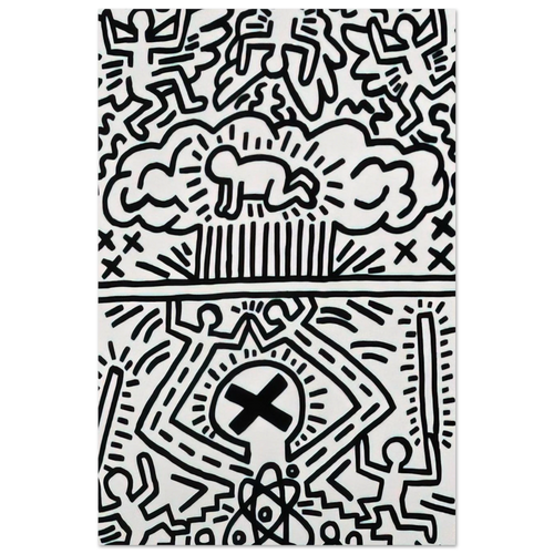 ANTI NUCLEAR RALLY 1982 Poster | Keith Haring Poster | Keith Haring Prints