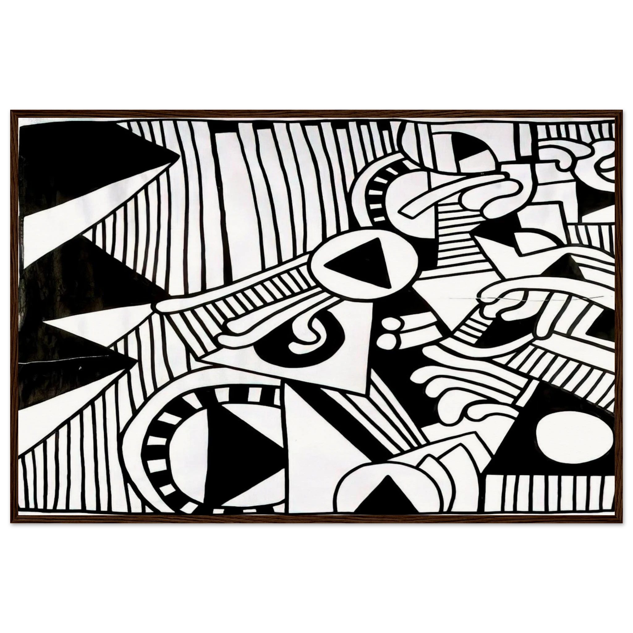 UNTITLED 1978 1 Framed Poster | Keith Haring Framed Prints Wall Art | Keith Haring Prints