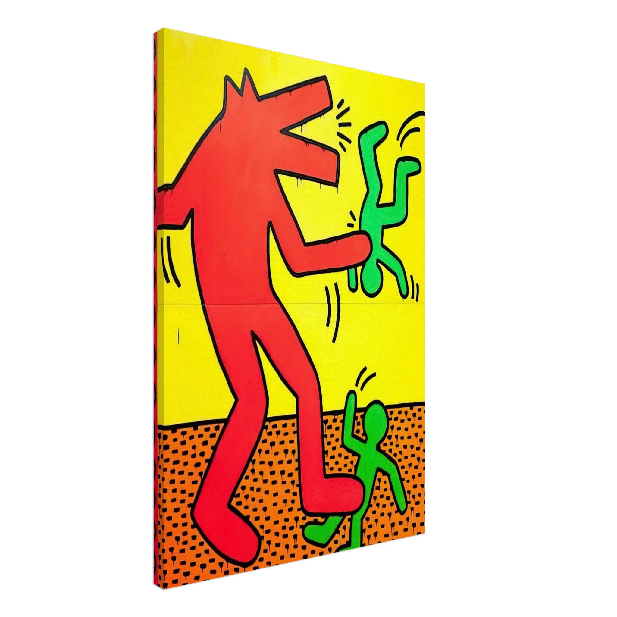 UNTITLED 1982 1 Canvas | Keith Haring Canvas | Keith Haring Prints