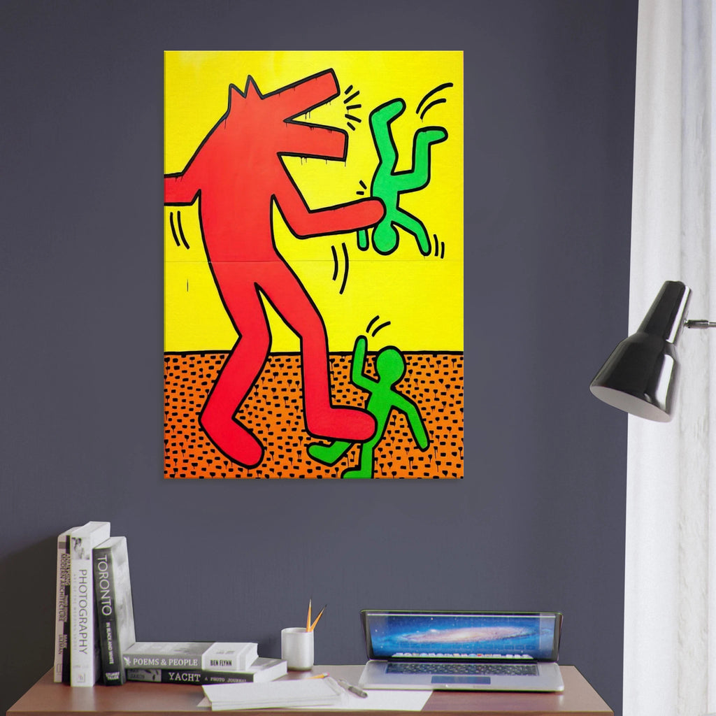 UNTITLED 1982 1 Canvas | Keith Haring Canvas | Keith Haring Prints