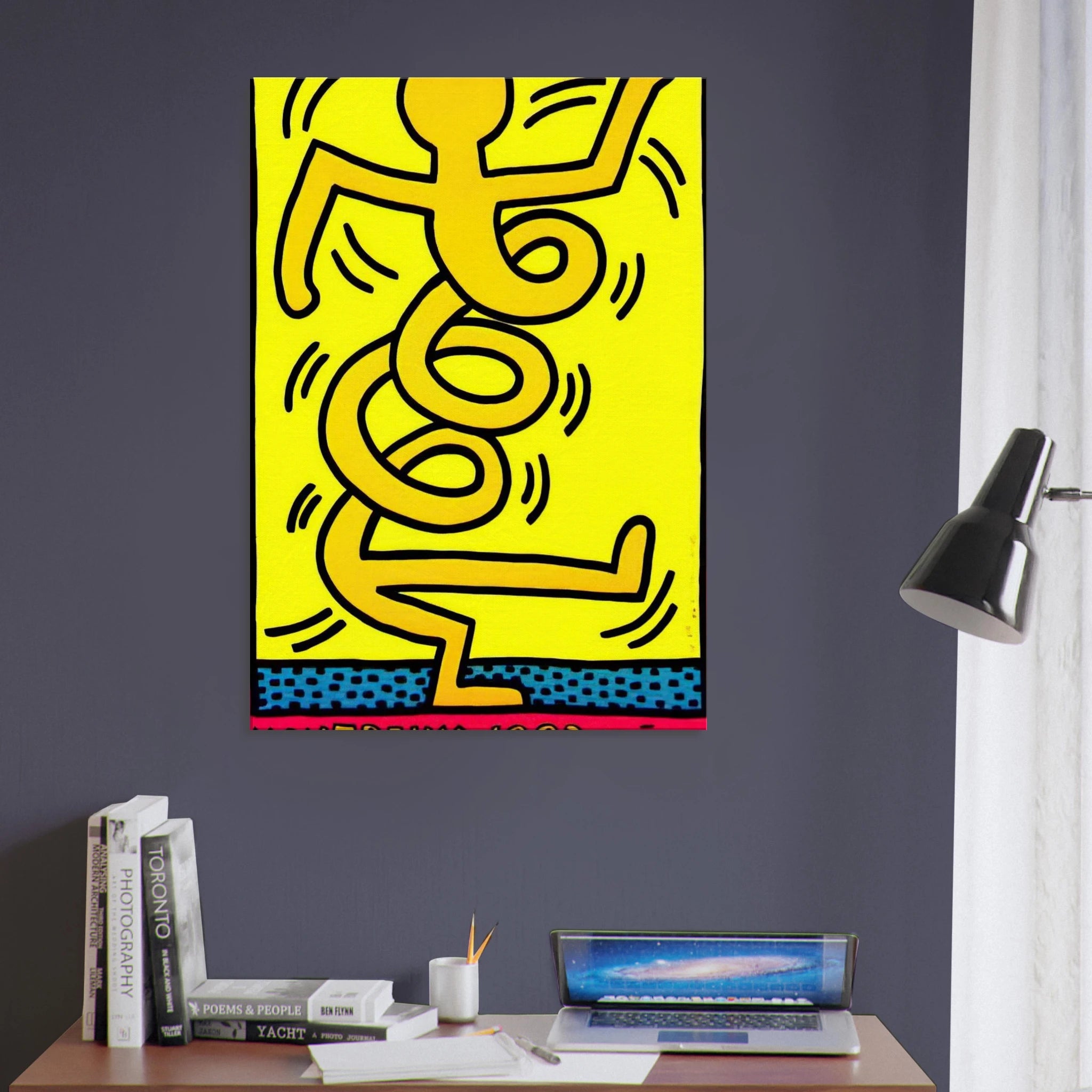 MONTREUX 1983 Canvas | Keith Haring Canvas | Keith Haring Prints