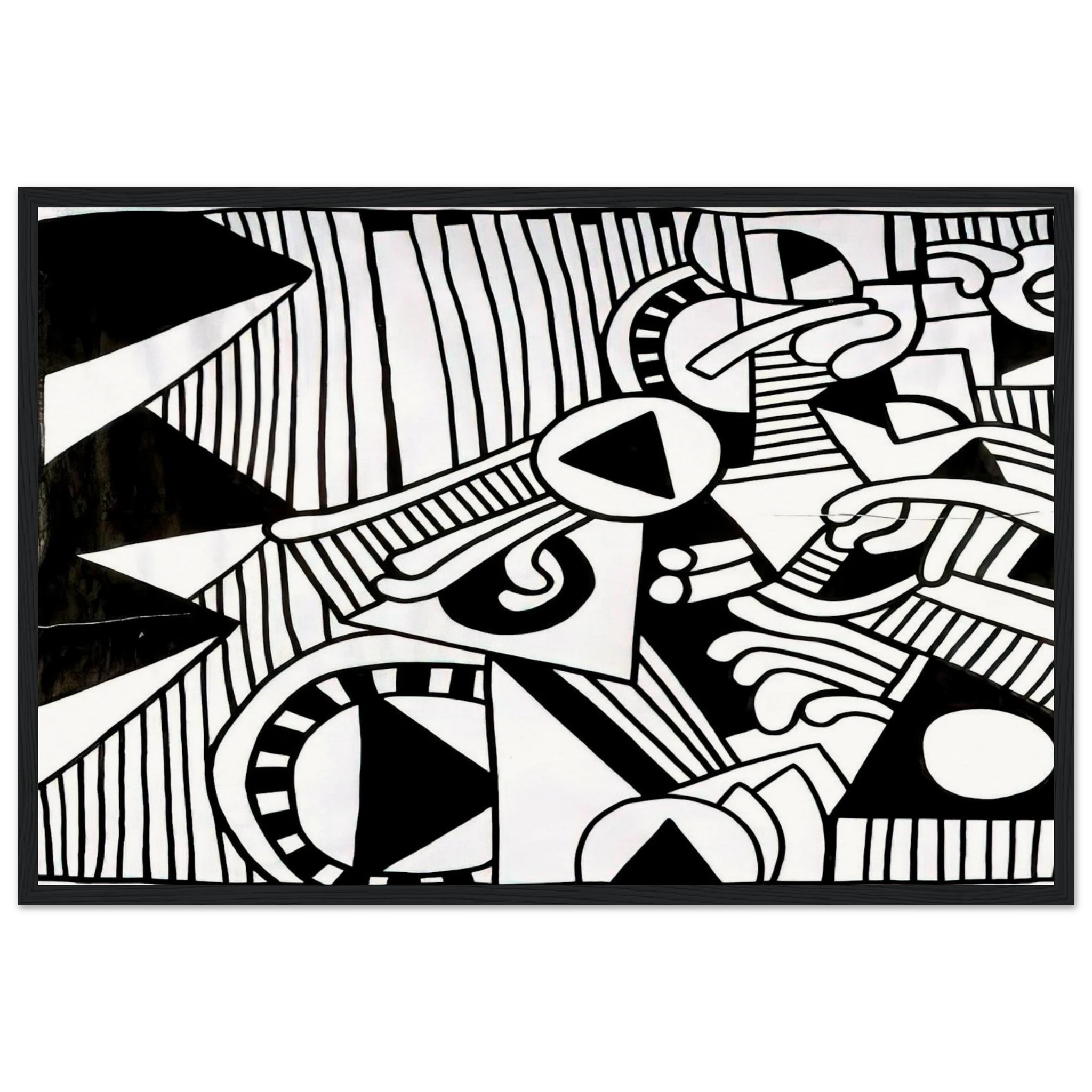 UNTITLED 1978 1 Framed Poster | Keith Haring Framed Prints Wall Art | Keith Haring Prints