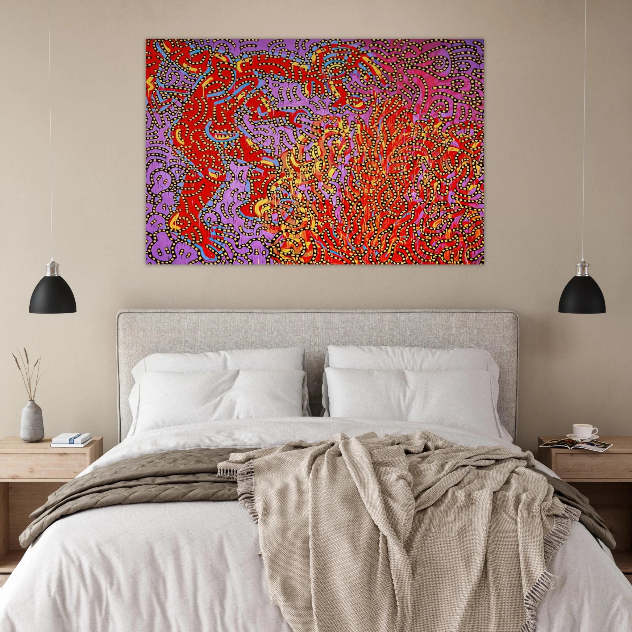 MOSES AND THE BURNING BUSH 1985 Poster | Keith Haring Poster | Keith Haring Prints