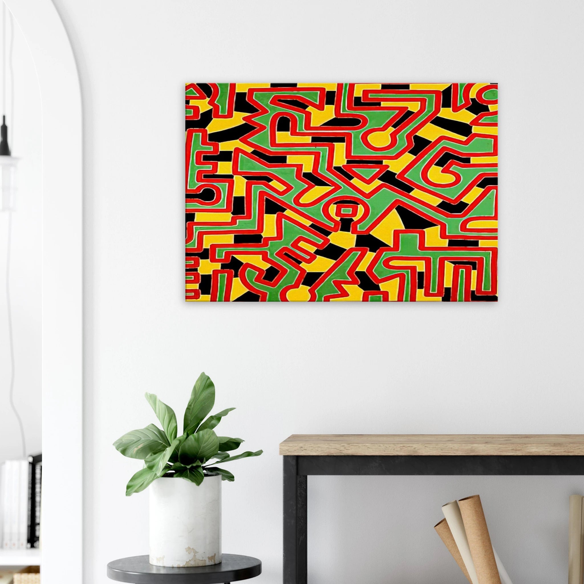 UNTITLED 1988 Canvas | Keith Haring Canvas | Keith Haring Prints