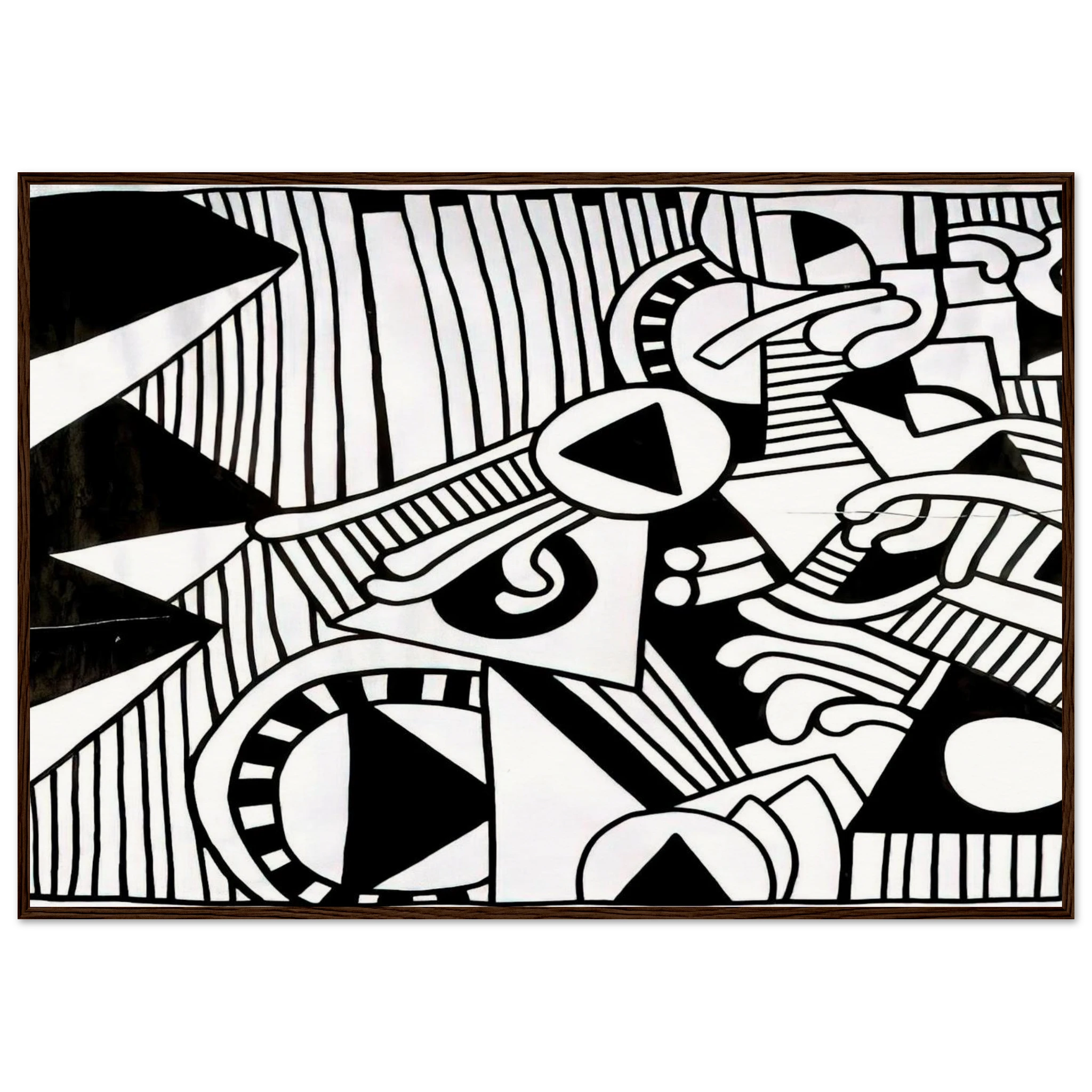 UNTITLED 1978 1 Framed Poster | Keith Haring Framed Prints Wall Art | Keith Haring Prints