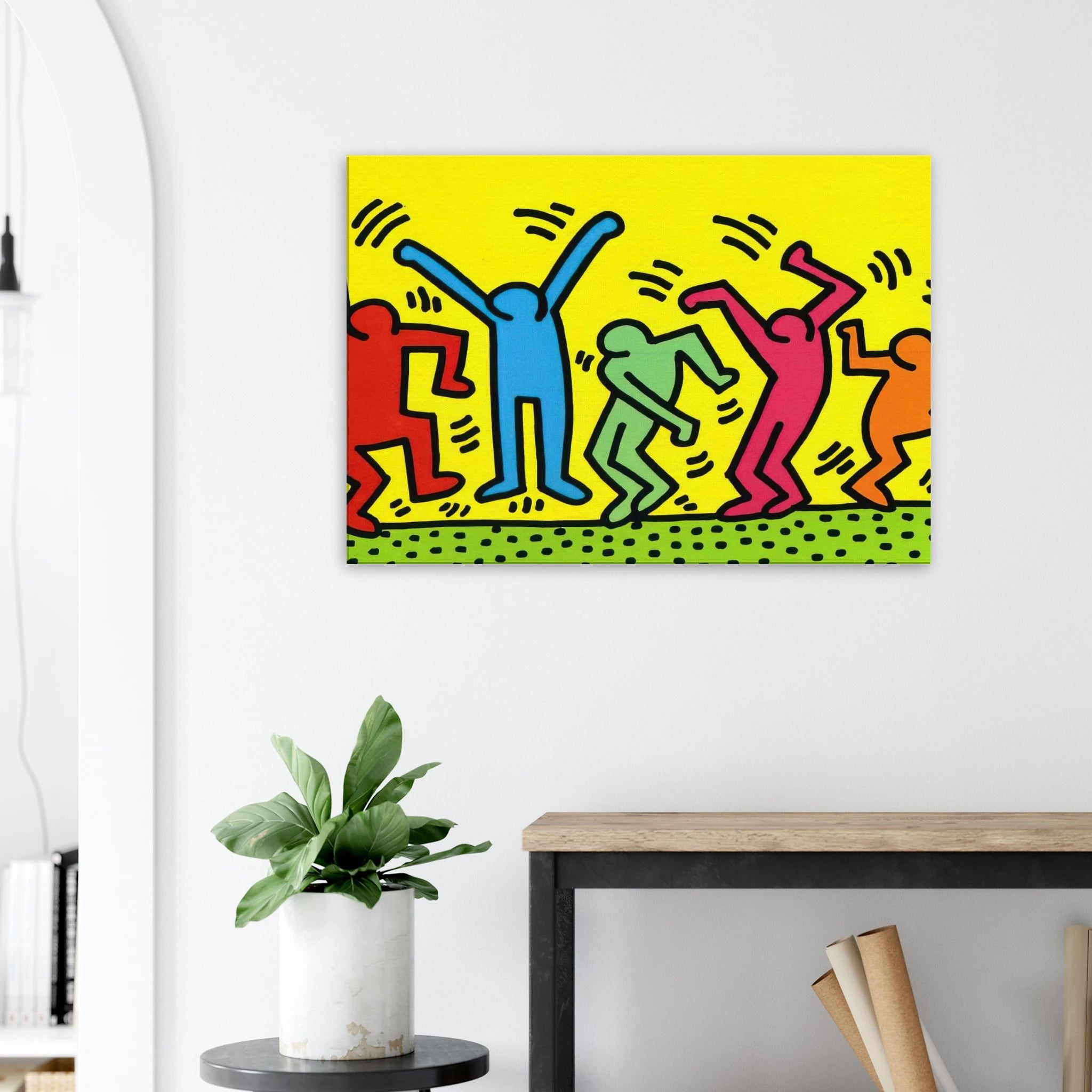 UNTITLED DANCE 1987 Canvas | Keith Haring Canvas | Keith Haring Prints