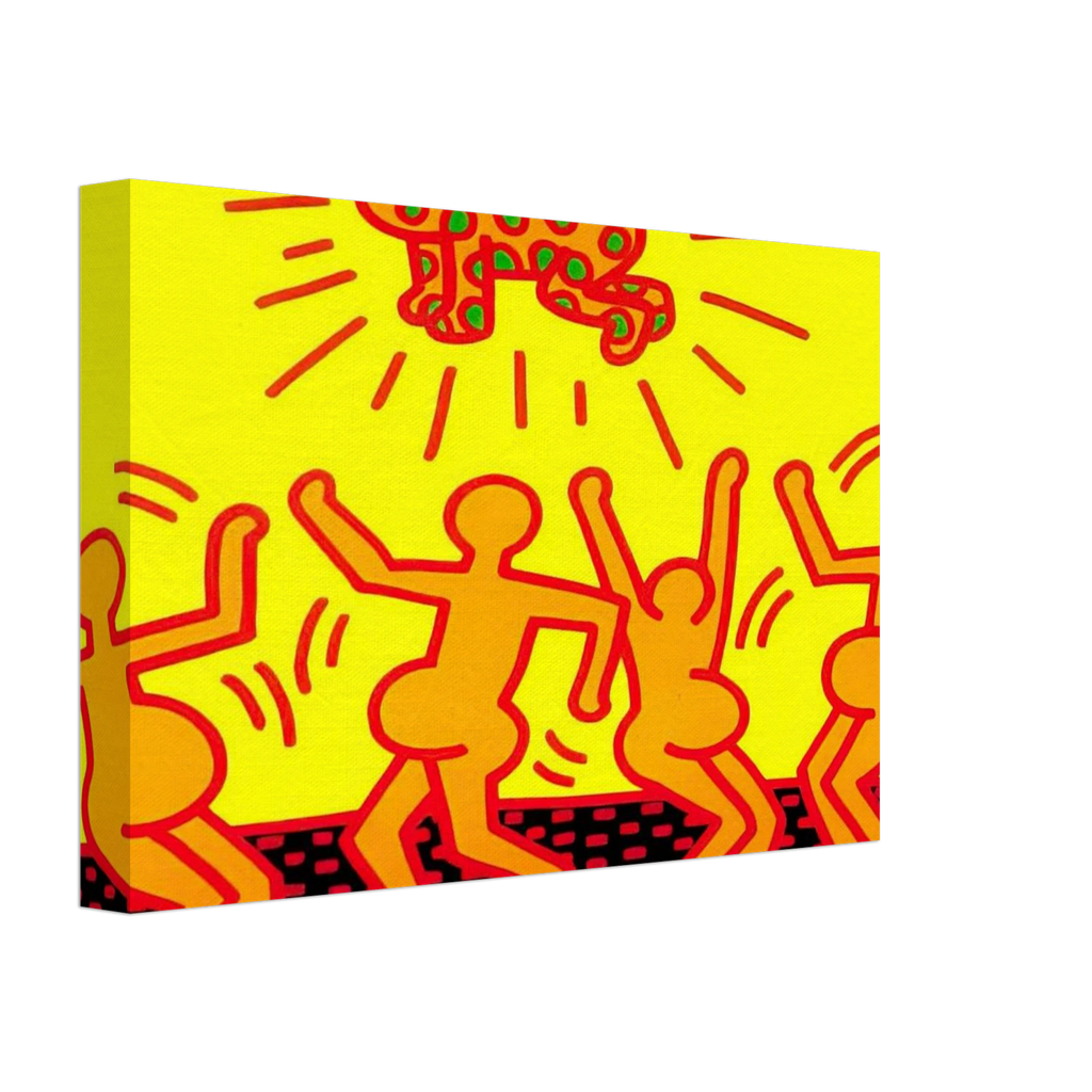 UNTITLED 1983 1 Canvas | Keith Haring Canvas | Keith Haring Prints
