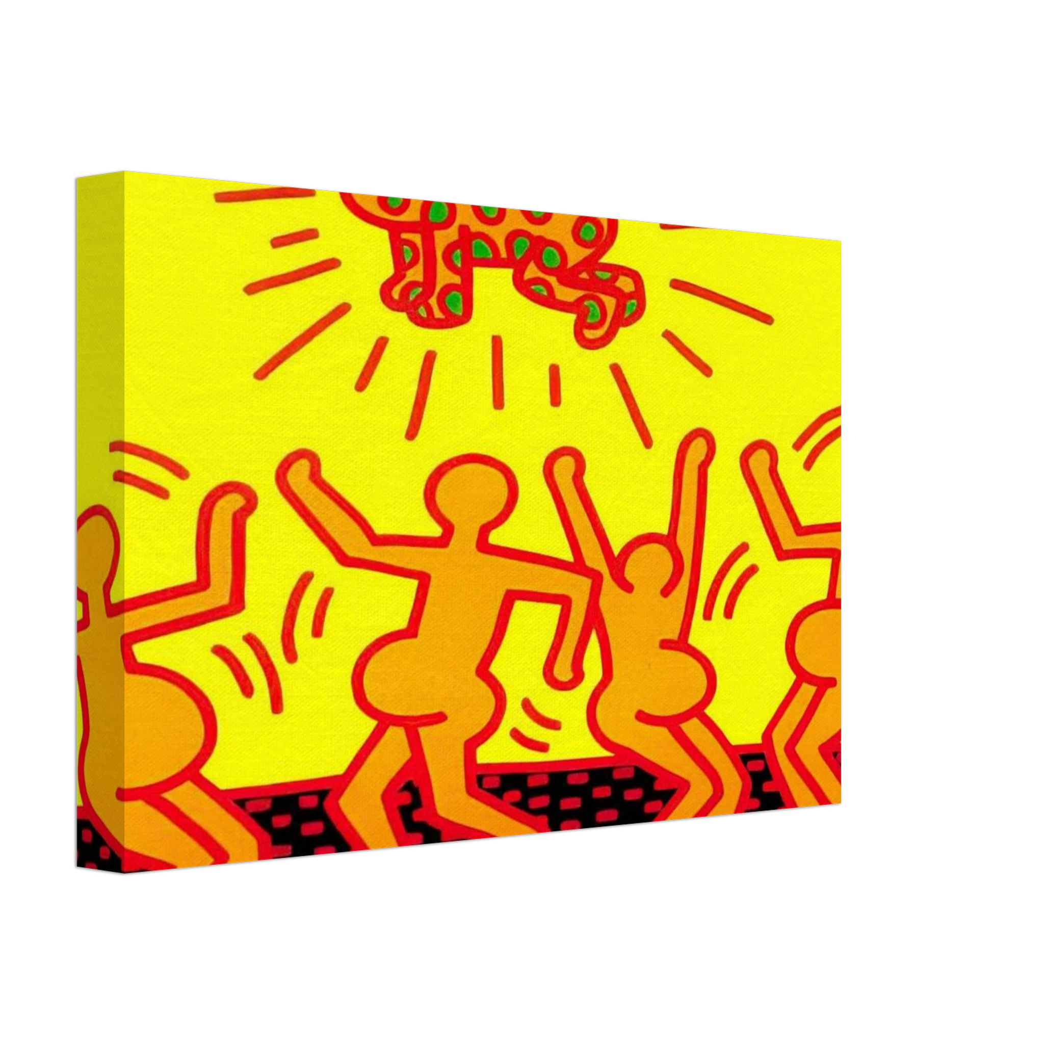 UNTITLED 1983 1 Canvas | Keith Haring Canvas | Keith Haring Prints