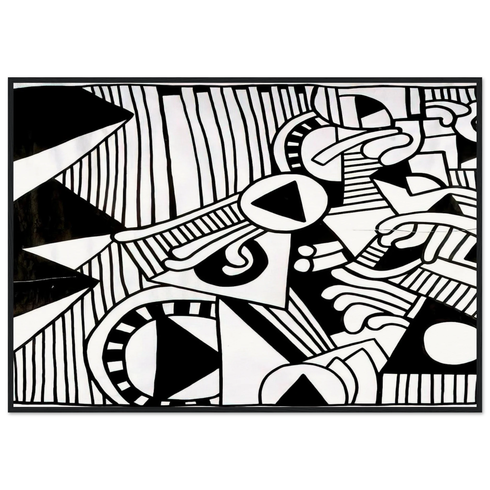 UNTITLED 1978 1 Framed Poster | Keith Haring Framed Prints Wall Art | Keith Haring Prints