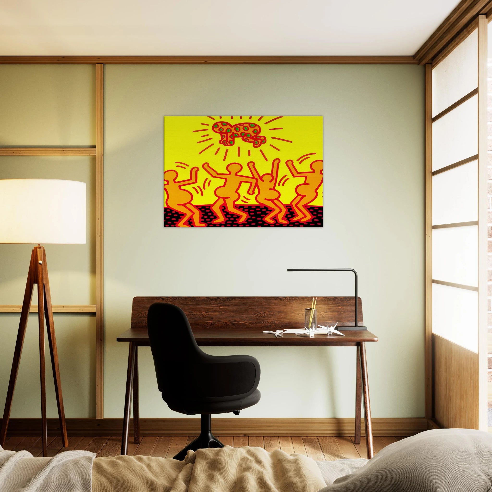 UNTITLED 1983 1 Canvas | Keith Haring Canvas | Keith Haring Prints