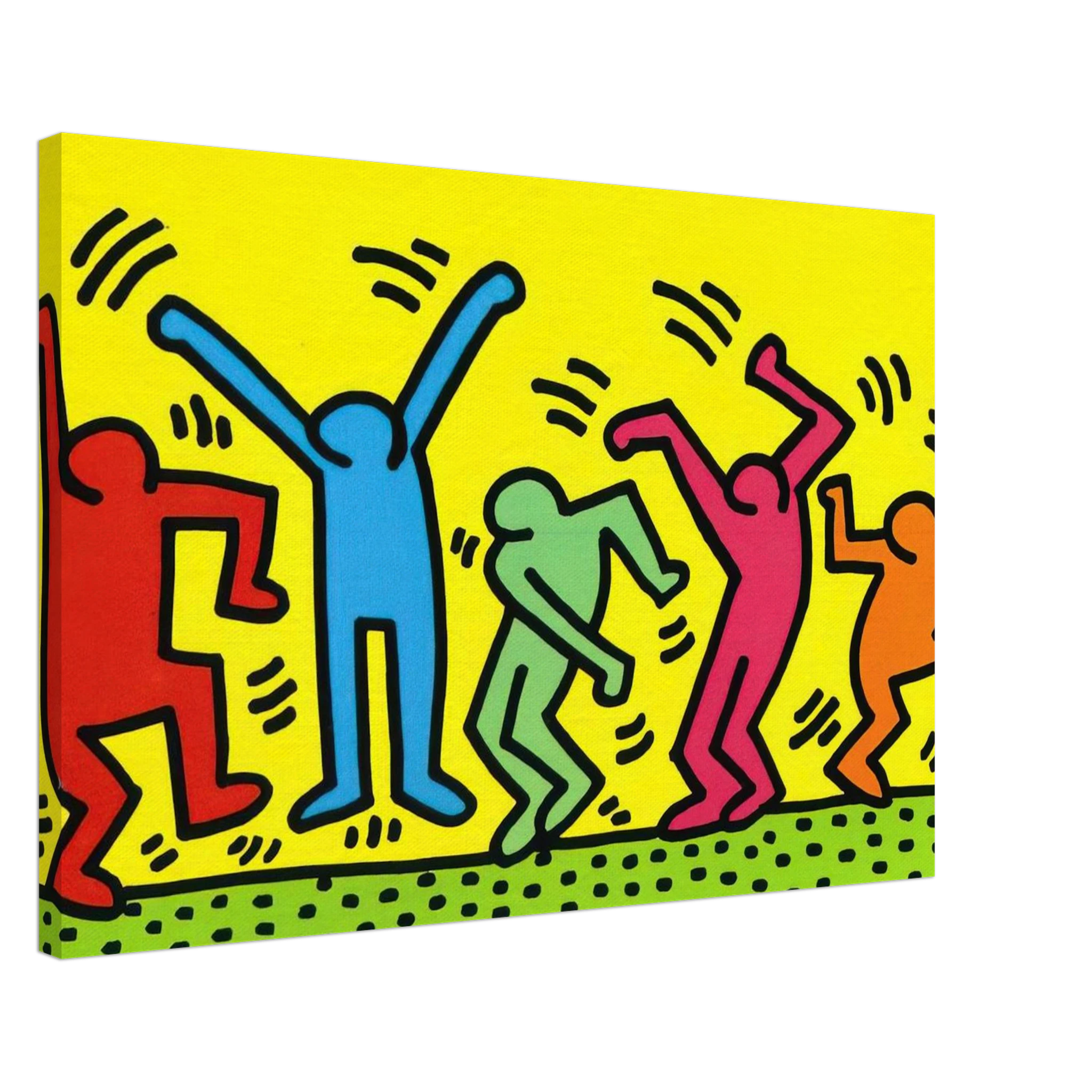 UNTITLED DANCE 1987 Canvas | Keith Haring Canvas | Keith Haring Prints
