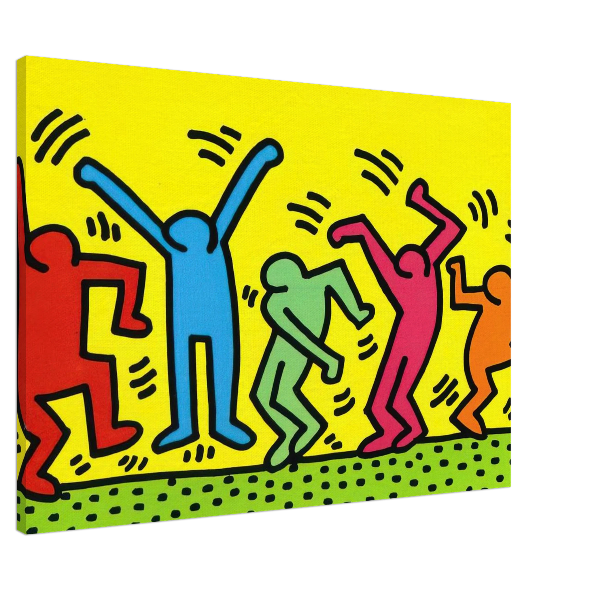 UNTITLED DANCE 1987 Canvas | Keith Haring Canvas | Keith Haring Prints