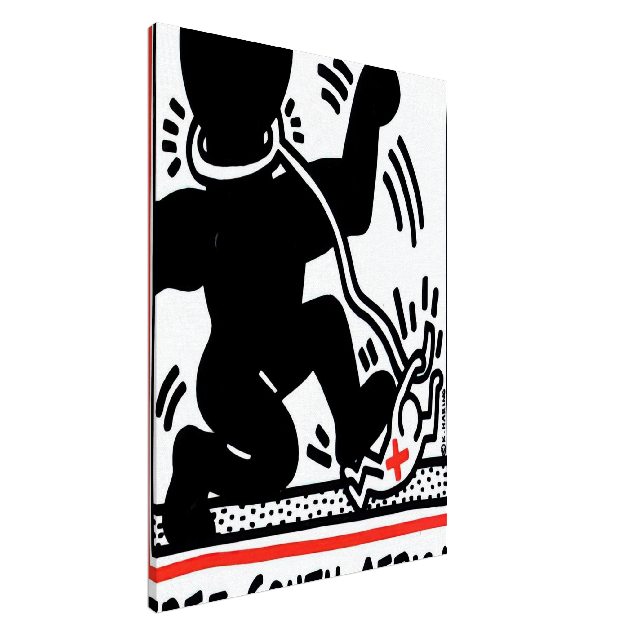 FREE SOUTH AFRICA 1985 Canvas | Keith Haring Canvas | Keith Haring Prints