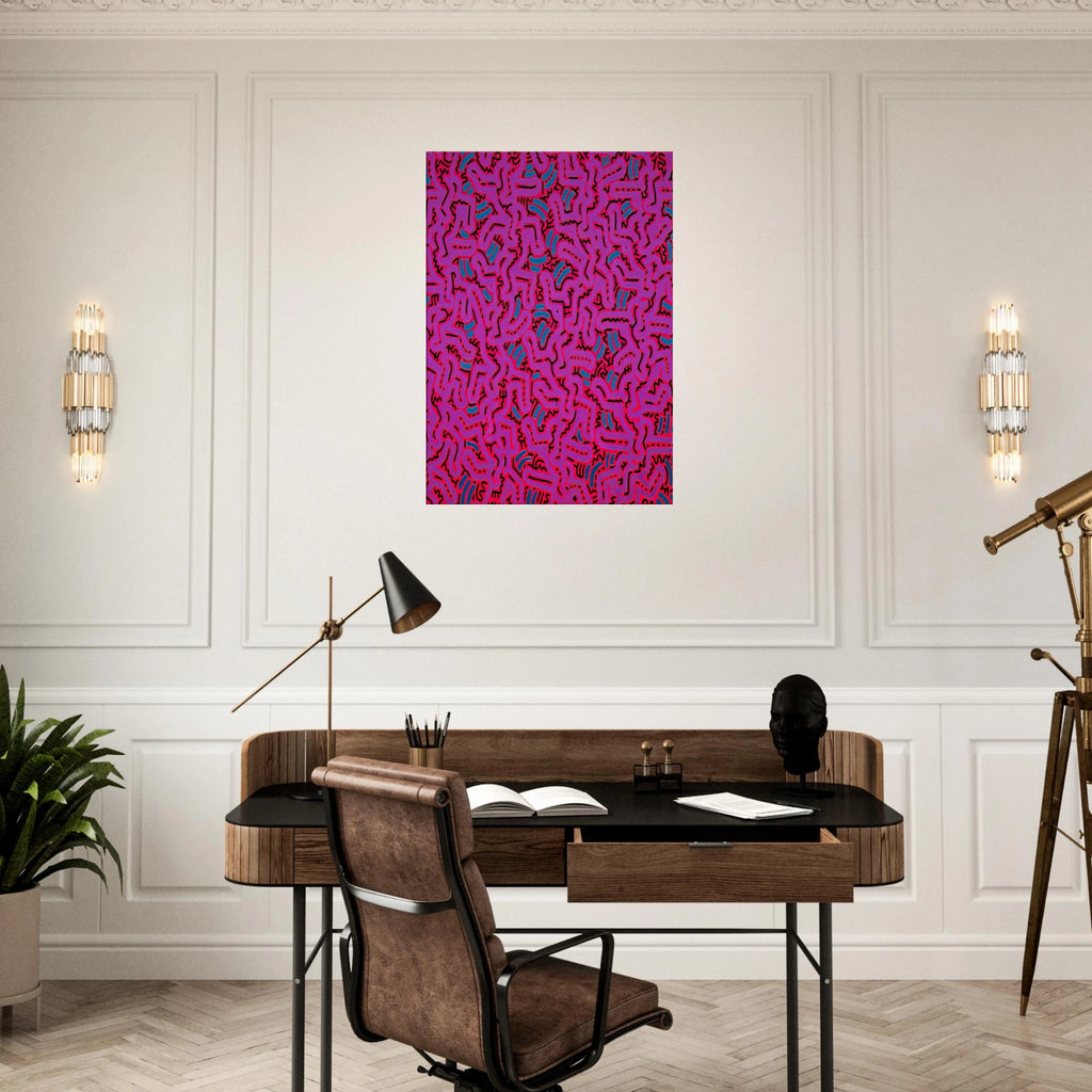UNTITLED 1984 Canvas | Keith Haring Canvas | Keith Haring Prints