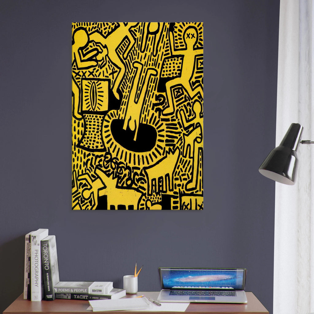 UNTITLED 1981 Canvas | Keith Haring Canvas | Keith Haring Prints
