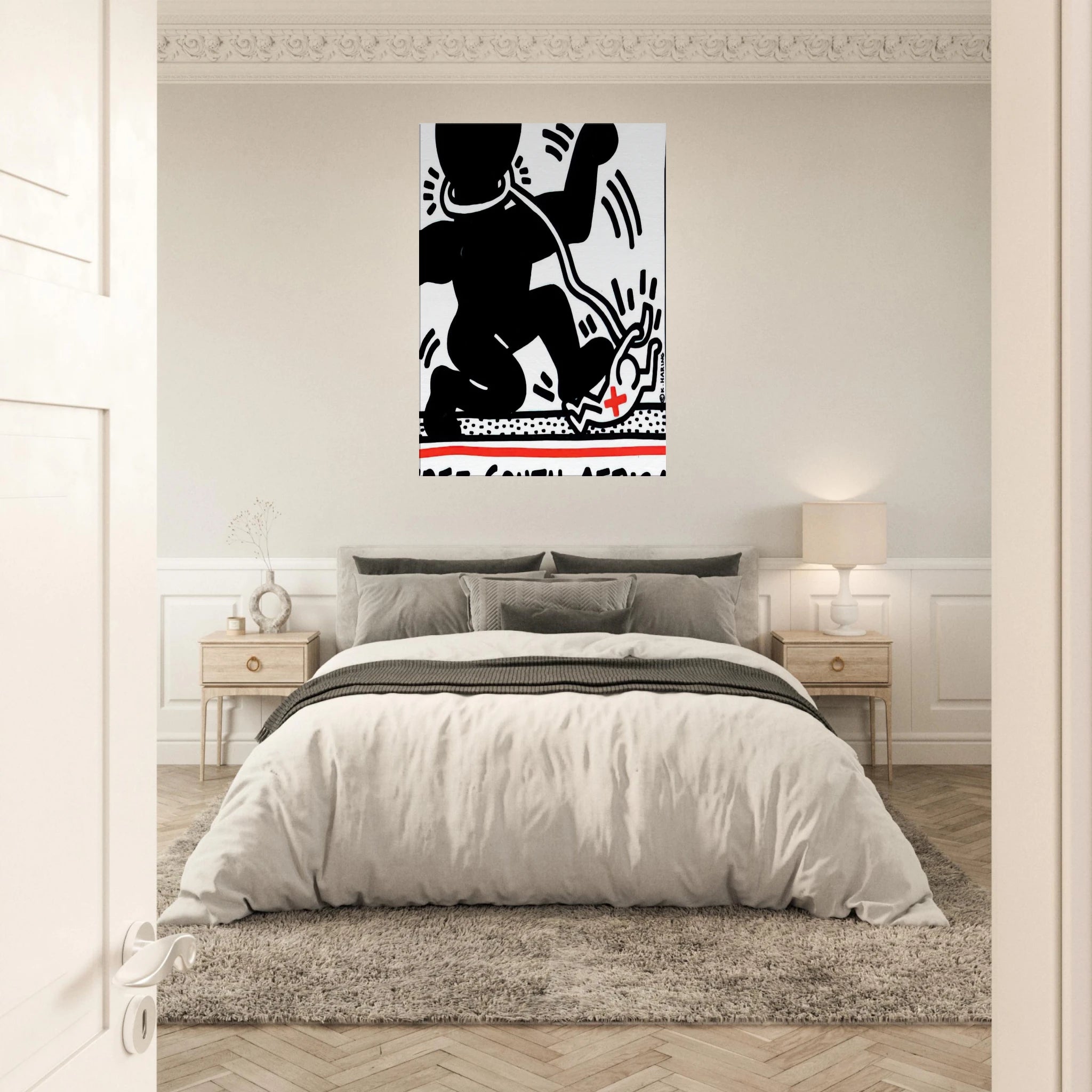 FREE SOUTH AFRICA 1985 Canvas | Keith Haring Canvas | Keith Haring Prints