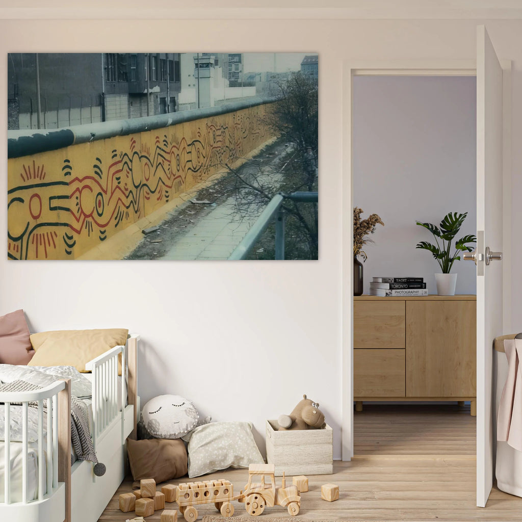 BERLIN MURAL 1986 Poster | Keith Haring Poster | Keith Haring Prints